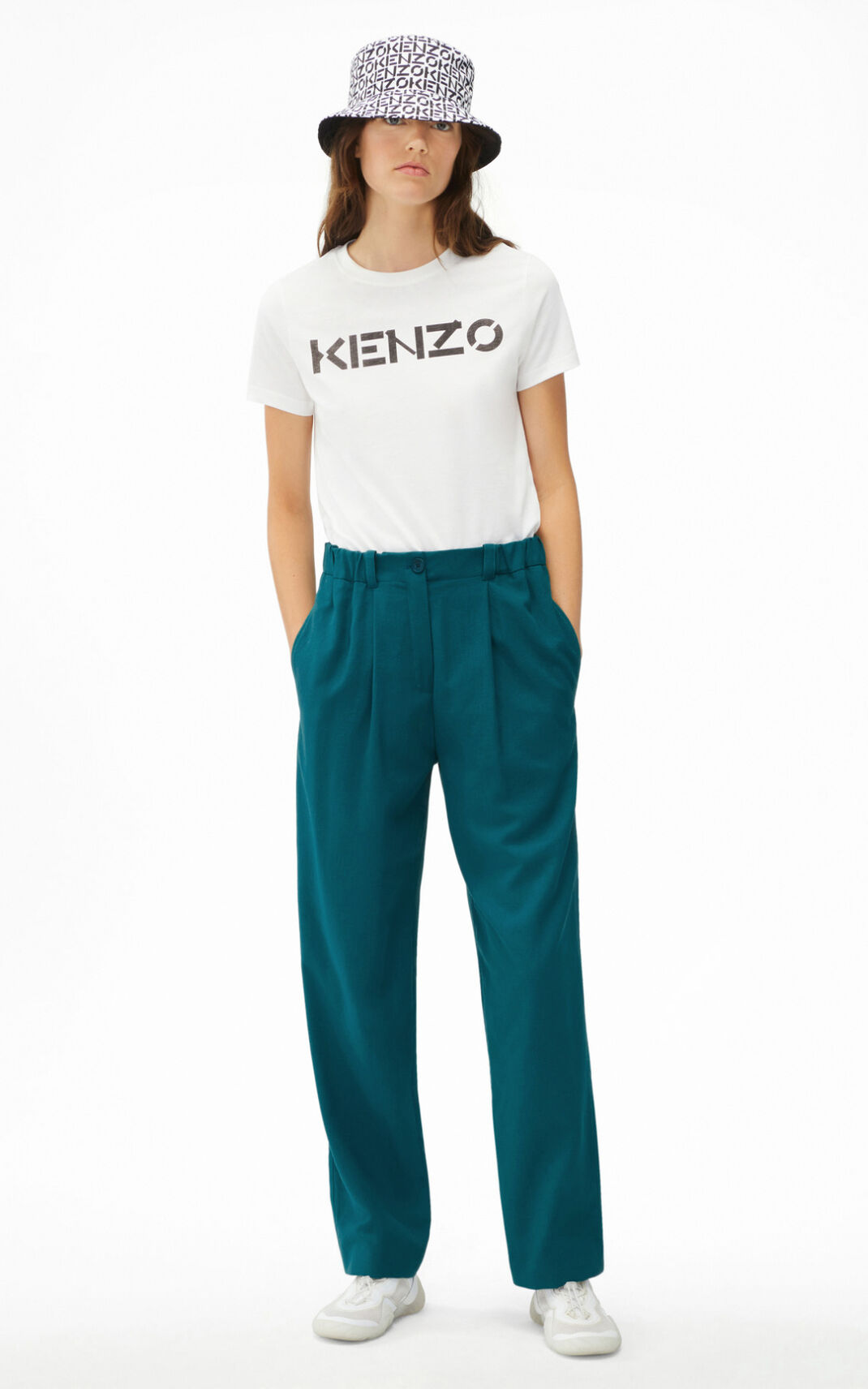 Kenzo Fitted Joggingbukser Dame - Blå DK-049471